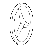 9981068039734 - : Hatch Emblem for Mercedes-Benz Image