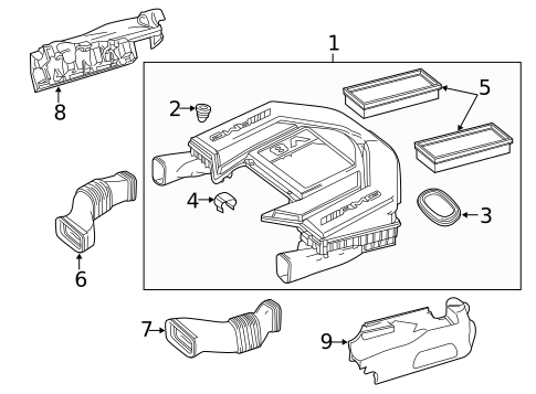 Air Intake for 2016 Mercedes-Benz SLK55 AMG #0