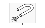2D525095H - Suspension: Vent Hose for Volkswagen Image
