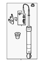 5601063 - Suspension: ACDelcoâ„¢ Suspension Shock Absorber for Chevrolet: Camaro Image