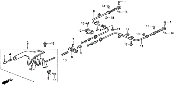 Parking Brake for 1996 Acura TL #0