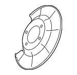 30793308 - Brakes: Splash Shield for Volvo: S60, S60 Cross Country, S80, V60, V60 Cross Country, V70, XC60, XC70 Image