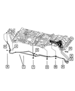 55055927AG - Air Conditioning &amp; Heater: A/c &amp; Heater Underbody Line for Mopar Image
