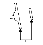 63320SL030 - : Support Cylinder Bracket for Subaru Image