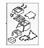 1ER691D5AA - Body: Console Assembly for Mopar Image