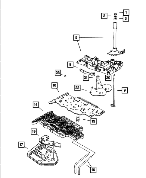 Valve Body for 2001 Chrysler Town & Country #0