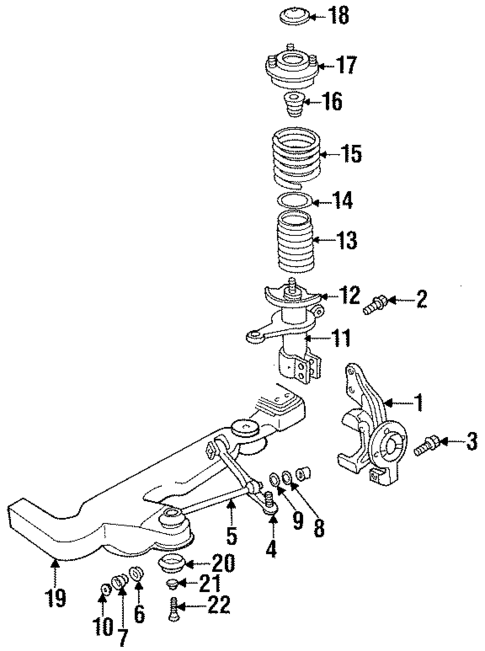 Suspension Components for 1995 Chrysler LHS #0