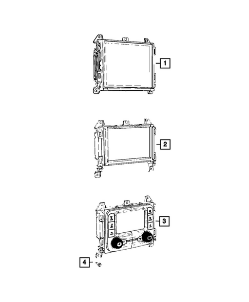 Radio, Antenna, Speakers, DVD, and Video systems for 2023 Jeep Gladiator #1
