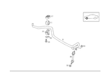 2103235165 - Springs, Suspension and Hydraulics: Torsion Bar for Mercedes-Benz: E420, E430 Image