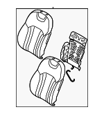 88300T4030PJ1 - : Seat Back Assembly for Genesis: G90 Image