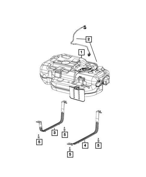Fuel Tank for 2017 Chrysler Pacifica #0