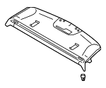 7237A119XA - Body: Pkg Tray Trim for Mitsubishi Image