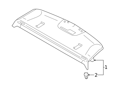 Interior Trim - Rear Body for 2025 Mitsubishi Outlander Sport #2