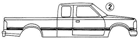 Stripe Tape for 1993 Ford Ranger #3