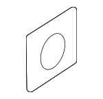 87766P2000 - Body: Mount Bracket Seal for Kia Image