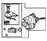 4721012591 - : 2023-2024 Toyota Corolla - Booster Assembly for Toyota: Corolla Image