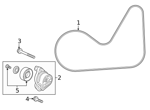 Belts & Pulleys for 2023 Honda Ridgeline #0