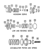 4058885 - Automatic Transmission 4 Speed: Kickdown Servo Piston Spring for Mopar Image