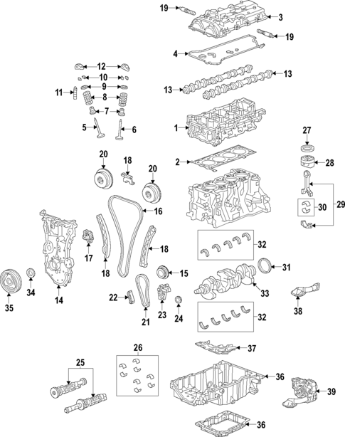Oil Pump for 2019 Cadillac CTS #0