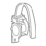 SL66XT5AA - Electrical: Retractor Assembly for Chrysler: Town &amp; Country, Voyager | Dodge: Caravan, Grand Caravan Image