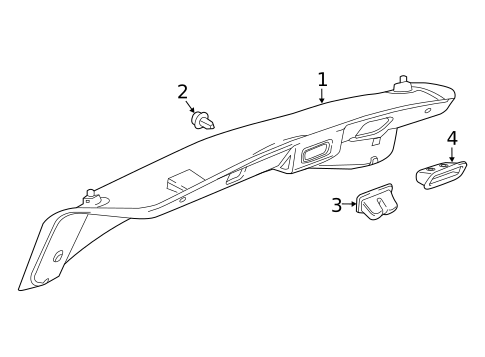 Interior Trim - Trunk for 2017 Cadillac CT6 #0