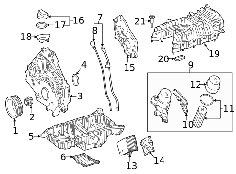 Engine Parts for 2001 Mercedes-Benz ML320 #2