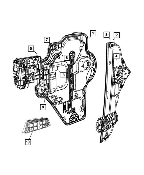 Rear Door for 2007 Jeep Wrangler #4