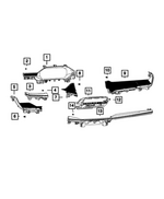 7LZ20TX7AA - Interior Trim: Instrument Cluster Bezel for Mopar Image image
