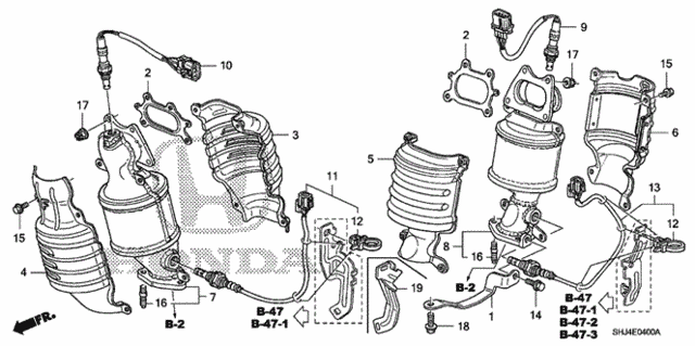 Converter (1) for 2007 Honda Odyssey #0