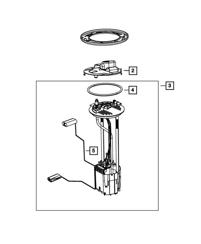 R4560227AB - Fuel: Fuel Pump/level Unit Module Kit, Remanufactured for Mopar Image image