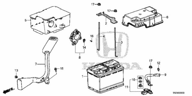 Battery for 2019 Honda Ridgeline #0