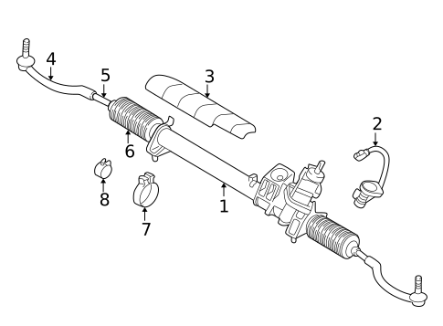 Steering Gear & Linkage for 2007 Volvo XC70 #0