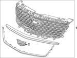 42861895 - : Grille Assembly for Cadillac: XT4 Image