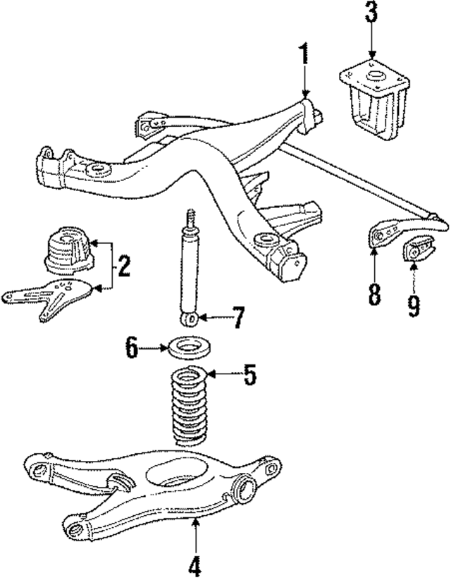 1163200437 - Suspension: Shackle for Mercedes-Benz Image