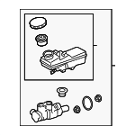 4720102870 - : Master Cylinder Assembly for Toyota: Corolla Image