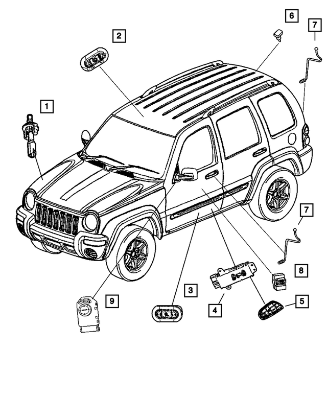 4602688AA - Electrical: Sunroof Switch for Mopar Image