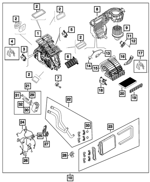 Air Conditioner and Heater Units for 2025 Alfa Romeo Tonale #0