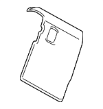 2010-2016 Porsche Panamera - Back Panel Cover