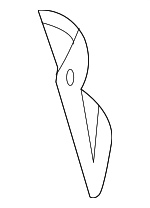 970522331001R0 - Body: Release Handle Cover for Porsche: Panamera Image