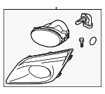 30796680 - Electrical: Fog Lamp for Volvo Image
