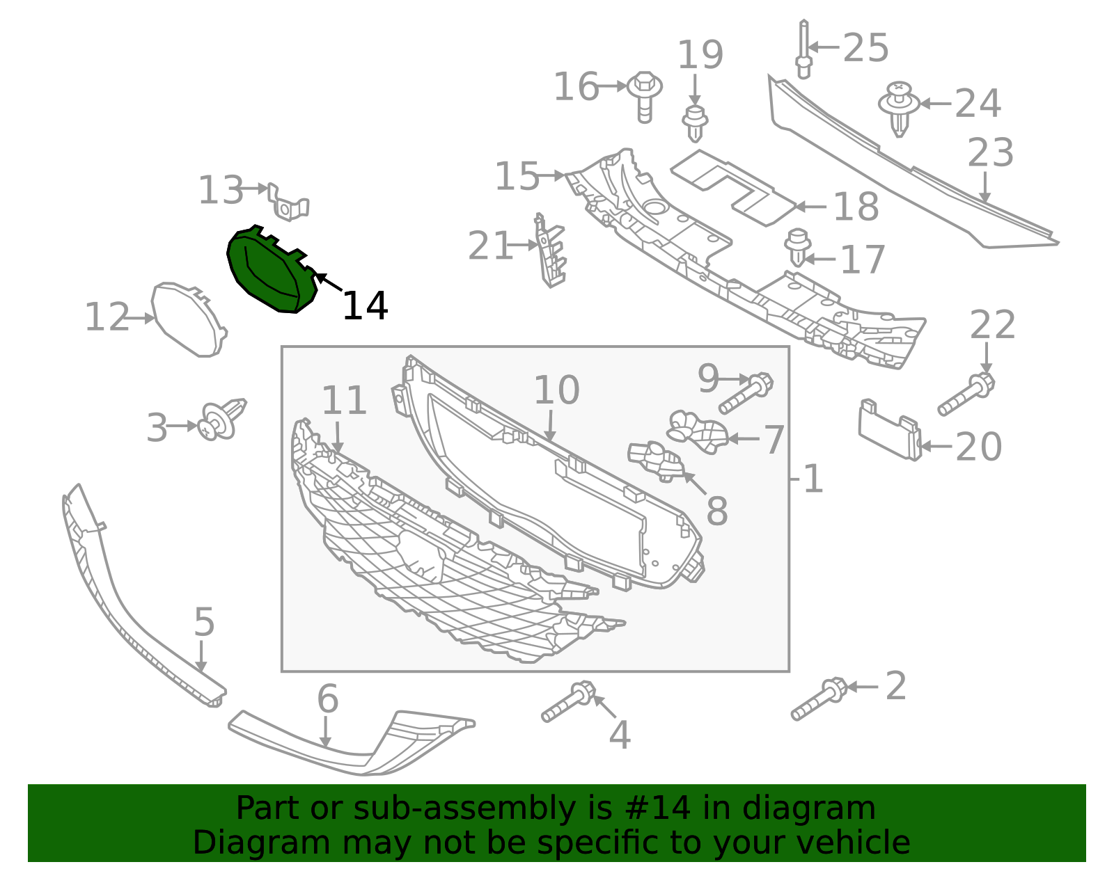 2022-2025 Mazda CX-5 Grille Emblem Bracket KSD5-50-721 | OEM Parts