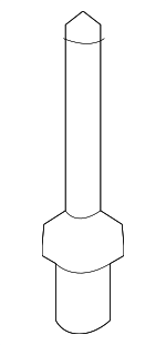 TK2150355 - Body: Upper Molding Rivet for Mazda Image