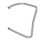 5N0867911A9B9 - Body: Surround Weather-strip for Volkswagen: Tiguan, Tiguan Limited Image