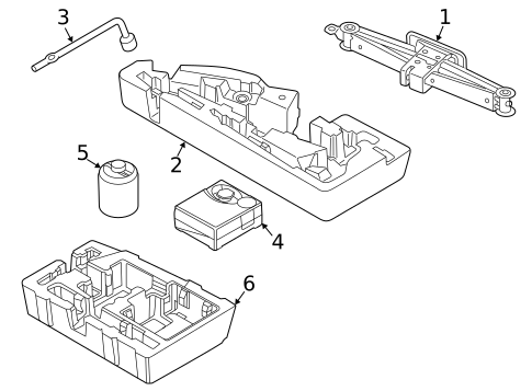 Jack & Components for 2022 Hyundai Santa Fe #0