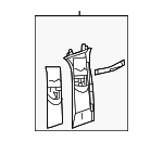 20469003257K95 - BODY: Upper Center Pillar Trim for Mercedes-Benz Image