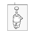 MN101235 - Steering: Reservoir Assembly for Mitsubishi Image