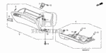66417SB3670 - Interior/Bumper: RUBBER, GLOVE BOX STOPPER for Honda Image