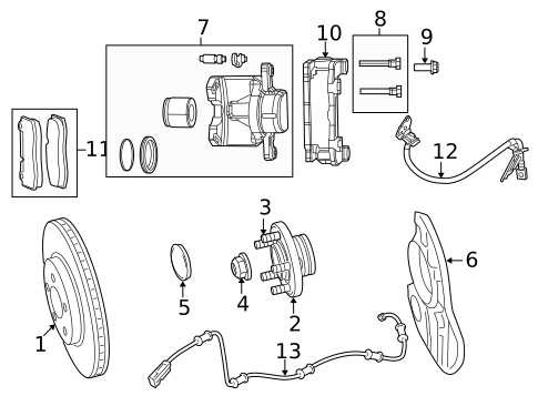 Rear Brakes for 2015 Dodge Challenger #3