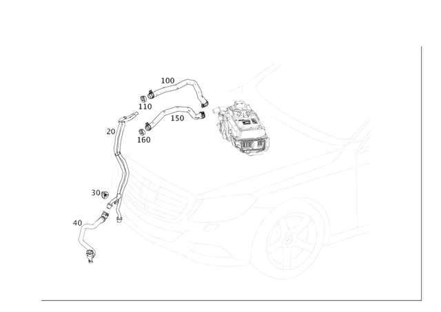 9903562 - Radiator: Plastic Nut for Mercedes-Benz Image image