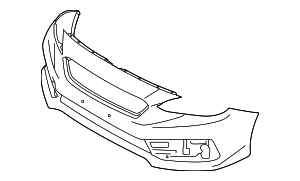 57704FL11A - : Bumper Cover for Subaru: Impreza Image